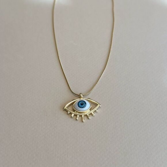 Evil eye necklace M1227 - Picture 3 of 4